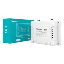 Interruptor Inteligente Wi-Fi Sonoff 4CHR3 3500W Controle Remoto App Alexa Google Home Automação Residencial