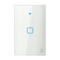 Interruptor inteligente wi-fi touch 1 botão hi by geonav