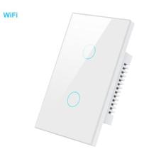 Interruptor Inteligente Wi-Fi Touch 2 Botões S-N Controle Remoto Via Smartphone Branco OEM Interruptor Inteligente Wi-Fi Touch 2 Botões S-N Controle Remoto Via Smartphone Branco OEM