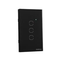 Interruptor Inteligente Wi-Fi Touch 3 teclas Preto EIW 1003 Intelbras Interruptor Inteligente Wi-Fi Touch 3 teclas Preto EIW 1003 Intelbras