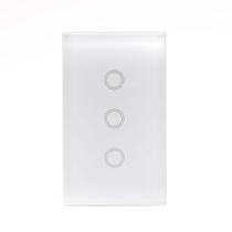 Interruptor Inteligente Wi-fi Vess Touch 4x2 - 3 Teclas Interruptor Inteligente Wi-fi Vess Touch 4x2 - 3 Teclas