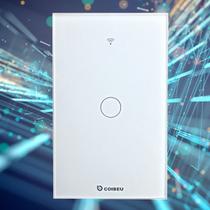 Interruptor Inteligente WiFi, Smart Sem Fio Multifuncional 1 a 4 Botões Compatível Com Alexa Google