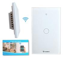 Interruptor Inteligente WiFi, Smart Sem Fio Multifuncional 1 botão (MB301 com neutro) Compatível Com Alexa Google