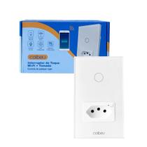 Interruptor Inteligente WiFi Touch 1/2/3/4 Botões Compatível com VOZ Alexa e Google Assistant COIBEU
