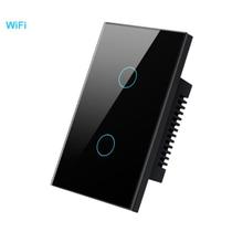 Interruptor Inteligente WiFi Touch 1/2/3/4 Botões Compatível com VOZ Alexa e Google Assistant COIBEU