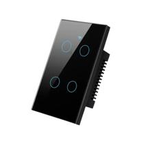 Interruptor Inteligente WiFi Touch 1/2/3/4 Botões Compatível com VOZ Alexa e Google Assistant COIBEU