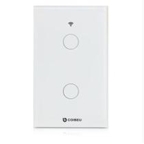 Interruptor Inteligente WiFi Touch 1/2/3/4 Botões Compatível com VOZ Alexa e Google Assistant COIBEU