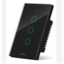 Interruptor Inteligente WiFi Touch 1/2/3/4 Botões Compatível com VOZ Alexa e Google Assistant COIBEU