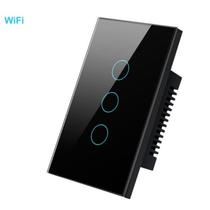 Interruptor Inteligente WiFi Touch 1/2/3/4 Botões Compatível com VOZ Alexa e Google Assistant COIBEU