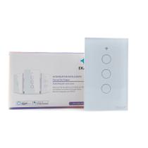 Interruptor Inteligente WIFI Touch 3 Botoes Branco EKAZA SEM RF