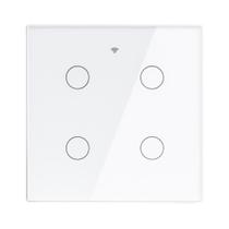 Interruptor inteligente wifi tuya 4 teclas formato 4x4 br204
