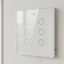 Interruptor Inteligente WiFi Tuya 6 Teclas Touch Smart Alexa BR206 Interruptor Inteligente WiFi Tuya 6 Teclas Touch Smart Alexa BR206