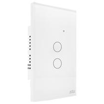 Interruptor Inteligente Wireless 2 Botões Branco Aitek Interruptor Inteligente Wireless 2 Botões Branco Aitek