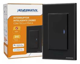 Interruptor Inteligente Zigbee 1 Tecla Física Novadigital