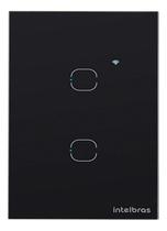 Interruptor Inteligente Zigbee 2 Botões Izy Smart Intelbras EZS 1002 PRETO