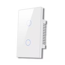 Interruptor Inteligente Zigbee 2 Botões Touch Tuya Alexa