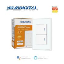 Interruptor Inteligente Zigbee 2 Teclas Fisicas Novadigital Branco - NFZB-2-W
