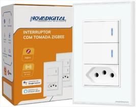 Interruptor Inteligente Zigbee 2 Teclas Físicas NovaDigital