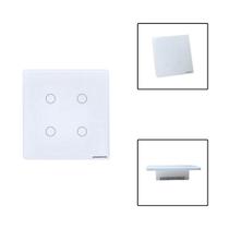 Interruptor Inteligente Zigbee 4 Botões Touch - Branco