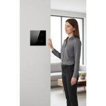 Interruptor Inteligente Zigbee 4x4 Touch 6 Botões Preto Interruptor Inteligente Zigbee 4x4 Touch 6 Botões Preto