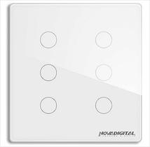 Interruptor Inteligente Zigbee 6 Botões 4x4 NovaDigital