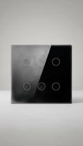 Interruptor Inteligente Zigbee 6 Botões Touch 4x4 Preto