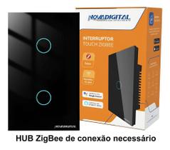 Interruptor Inteligente Zigbee Novadigital 2 Teclas Botões T