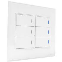 Interruptor Inteligente Zigbee Novadigital 4x4 6 Teclas Físicas Compatível com Alexa Google Tuya