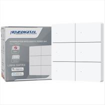 Interruptor Inteligente Zigbee Novadigital 6 Teclas Botões Safira 4x4 Branco Interruptor Inteligente Zigbee Novadigital 6 Teclas Botões Safira 4x4 Branco