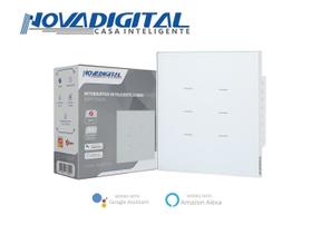 Interruptor Inteligente Zigbee Soft Touch 6 teclas Quartzo da NovaDigital QZ-4x4-06-W - BRANCO Interruptor Inteligente Zigbee Soft Touch 6 teclas Quartzo da NovaDigital QZ-4x4-06-W - BRANCO