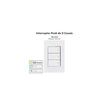 Interruptor Inteligente Zigbee Zemismart Touch 3 Botões Branco