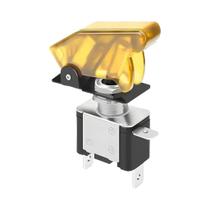 Interruptor LED 12V 20A Com Tampa SPST Rocker Para Controle Automotivo On/Off