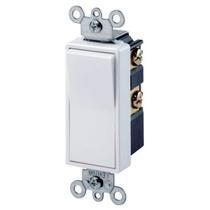 Interruptor Leviton 5604-2W 15A 120/277V Decora Rocker de 4 vias branco Interruptor Leviton 5604-2W 15A 120/277V Decora Rocker de 4 vias branco
