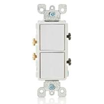 Interruptor Leviton 5634-W 15A 120/277V Decora de um pólo branco Interruptor Leviton 5634-W 15A 120/277V Decora de um pólo branco