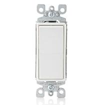 Interruptor Leviton Decora Rocker de um pólo AC Quiet 15A branco