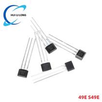 Interruptor linear do sensor do efeito de salão, 49E Hall Element, OH49E SS49E, 100pcs, 5pcs