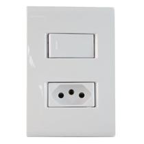 Interruptor Liz 1 Tecla Simples E Tomada 20A Tramontina Interruptor Liz 1 Tecla Simples E Tomada 20A Tramontina