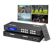 Interruptor matricial HDMI Yinker 4x4 4K @30Hz com botão retroiluminado