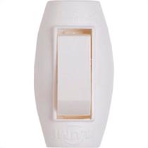 Interruptor Meio Cordao Ilumi Branco 1647Pct - Kit C/10