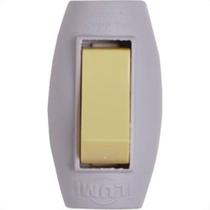 Interruptor Meio Cordao Ilumi Cinza 1649Pct - Kit C/10