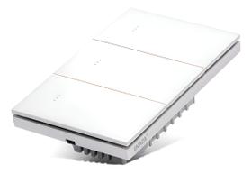 Interruptor Mercúrio Lite 3 Botões Branco Zigbee 3.0 Ekaza EKGD-T408P-3Z