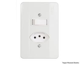 Interruptor Millenium 1 Simp + 1 Tom. 20A Mec-Tronic