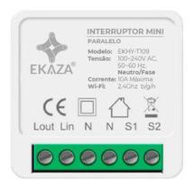 Interruptor Mini 10a Com Saída Para Interruptor Normal Ekasa