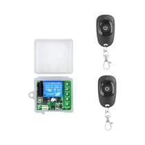 Interruptor Mini Controle Remoto Sem Fio Universal 433Mhz Módulo Relé 12V 10A Para Motor Luz Portão