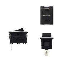 Interruptor Mini Rocker 12V 20A 10PCS on off 2 Pinos SPST Pequeno Interruptor De Alternância Para