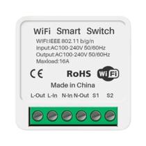 Interruptor Mini Wifi 16A eWeLink DIY Controle Remoto Timer Relé Para Smart Life Alexa Google Home