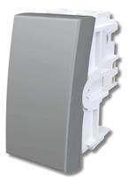 Interruptor Modular 10a 220v Paralelo Cinza Ônix Fame