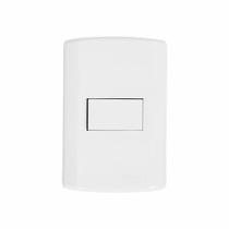 Interruptor Modular Simples Pluzi Branco 7200: Controle de Iluminação Prático e Eficiente Interruptor Modular Simples Pluzi Branco 7200: Controle de Iluminação Prático e Eficiente