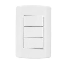 Interruptor Modular Triplo Pluzi Branco 7205 10A: Controle e Versatilidade na Iluminação Interruptor Modular Triplo Pluzi Branco 7205 10A: Controle e Versatilidade na Iluminação