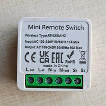 Interruptor Módulo Remoto 1 Canal 16a Remote Switch RF433Mhz